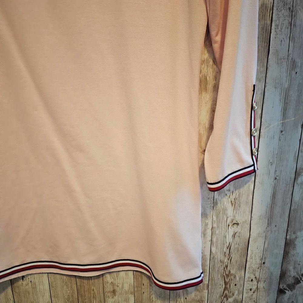 Tommy Hilfiger women's rose, light pink top XS - Picture 4 of 9